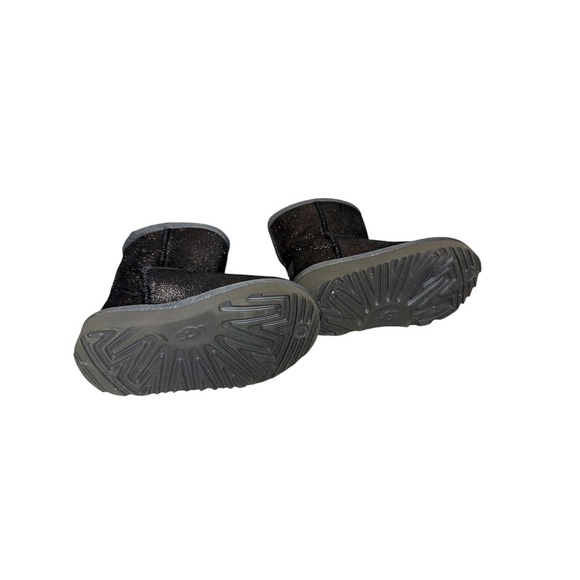 UGG Kids Classic II Glitter Boot Brown Sparkle Toddler Size 6 - Picture 3 of 5